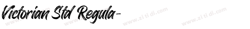 Victorian Std Regula字体转换